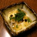 よよっち♪'s cooksnap of when they made 松茸のお吸い物で☆冷やし餡かけ玉子豆腐.