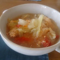 松潤だいすき's cooksnap of when they made 彩り野菜と春雨のアジアンスープ♪.