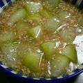 ayk65's cooksnap of when they made 冷でも温でも♪冬瓜のそぼろあんかけ.
