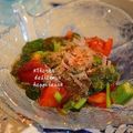 ruruchirin's cooksnap of when they made おくらとモロヘイヤ、もずくのポン酢和え.