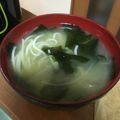 ☆あおはるママ☆'s cooksnap of when they made 素麺入りのお味噌汁.