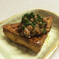 hash五阡円屋絽地's cooksnap of when they made 体にいいね！厚揚げon納豆♪.