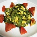 fuyurera's cooksnap of when they made ゴーヤと卵のオリーブオイル炒め.