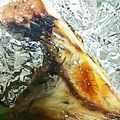 ユーロン's cooksnap of when they made ブリ・カマの塩焼き　・）***＜.