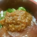 ト書き。's cooksnap of when they made マグロの漬け丼　～味噌風味～.