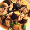 のらむーちょ's cooksnap of when they made なすとオクラと豚肉のポン酢炒め.