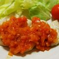 chuva's cooksnap of when they made トマトソースチキン。.