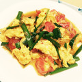 もぐもぐ＊＾＾＊'s cooksnap of when they made ほんのり甘い☆トマトと卵の中華炒め.
