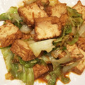 0310maru's cooksnap of when they made 厚揚げとキャベツの味噌炒め♪.