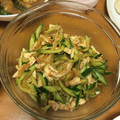 a0imama♡'s cooksnap of when they made 鶏ムネ肉ときゅうりの中華和え.