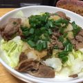 anomalo's cooksnap of when they made 薄切り肉の豚の生姜焼き☆おろし味ポン.
