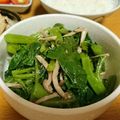 うぅこちゃん's cooksnap of when they made ツルムラサキのナムル風.