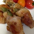 ♪★noriko★♪'s cooksnap of when they made 茗荷の豚肉巻きポン酢焼き.