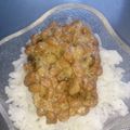 ｓｉｏ's cooksnap of when they made ΘωΘのりワサビ納豆ごはん.