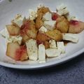 akko617's cooksnap of when they made 桃モッツァレラ〜バルサミコで.