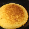 aripurin's cooksnap of when they made 小麦粉から作る、ふわふわホットケーキ.