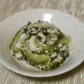 mmameco's cooksnap of when they made ゴーヤの酒粕和え♡ワサビ風味.