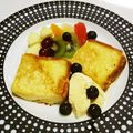うまうま・らぶ's cooksnap of when they made カフェ風フレンチトースト.