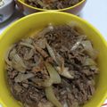 かのまき's cooksnap of when they made 牛丼？豚丼？　糸こんにゃく丼！！.