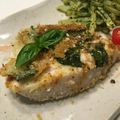 EGUDON's cooksnap of when they made バジル香る♡めかじきの香草パン粉焼き.