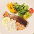 みさにゃん27's cooksnap of when they made サーモンのムニエル☆簡単オクラマヨソース.