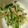 うぅこちゃん's cooksnap of when they made 食物繊維たっぷり！水菜のお浸し、サラダ風.