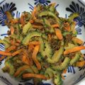 natume818's cooksnap of when they made ゴーヤのピリ辛肉味噌炒め♡中華風.