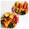 おかぶ〜ま's cooksnap of when they made 簡単◆つゆ＋ゴマで焼きおにぎり.