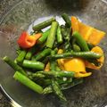 hawaiinut's cooksnap of when they made アスパラとパプリカのサッと炒め♪.