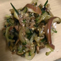 クックANLLO1☆'s cooksnap of when they made キュウリとなすとささみの梅肉和え.