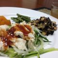 ＠jakarta's cooksnap of when they made 鶏むね肉のさっぱり梅ソース.