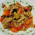 ちゃんいと's cooksnap of when they made 簡単もう一品！茄子とトマトのコンソメ炒め.