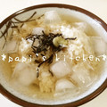 papikun's cooksnap of when they made 塩こん部長の冷やし茶漬け.