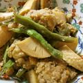 低カロ探検隊's cooksnap of when they made 麩・鶏団子・たけのこの甘辛煮.