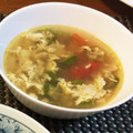 クックSTQLT7☆'s cooksnap of when they made 簡単早い♪トマトとオクラのかき玉スープ.