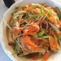 フランクフルトJr's cooksnap of when they made 厚揚げのとろ～り野菜あんかけ♥簡単‼.