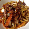 ものぐさはや's cooksnap of when they made 簡単！低コスト！我が家の焼きうどん♪.