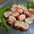 かずみんちゃん's cooksnap of when they made スモークサーモンロール.