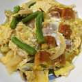 ヌーシ's cooksnap of when they made 鰻とキヌサヤの卵とじ.
