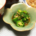 nonkapi's cooksnap of when they made ささっと完成☆オクラと卵黄の小鉢.