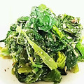 ユーロン's cooksnap of when they made 我が家の定番☆ほうれん草のごま和え ②.