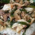 CoffeeCoco's cooksnap of when they made ギョウザ丼・・・。.