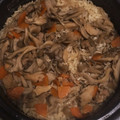 優月きらら's cooksnap of when they made めんつゆで簡単☆きのこの混ぜご飯.
