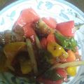 terpsichor's cooksnap of when they made 夏野菜たっぷり！黒酢あんかけ唐揚げ.