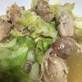 rioka515's cooksnap of when they made キャベツと鶏肉のネギ塩炒め.