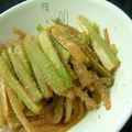 ちゅせん's cooksnap of when they made 茎レタスのきんぴら.