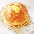 moogu_'s cooksnap of when they made ヨーグルト＆ミックスの口どけホットケーキ.