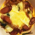クックI9XY9U☆'s cooksnap of when they made 小松菜とウインナー、卵のココット.