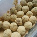 なまけたろう☆'s cooksnap of when they made カロリー半分？はったい粉の一口おやつ♥.