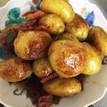 マーブルとラン's cooksnap of when they made みんな大好き！新じゃがとベーコンの甘辛.